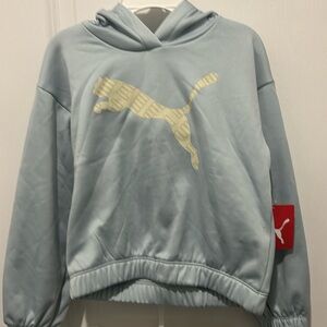 Puma girls hoodie and short set size 5